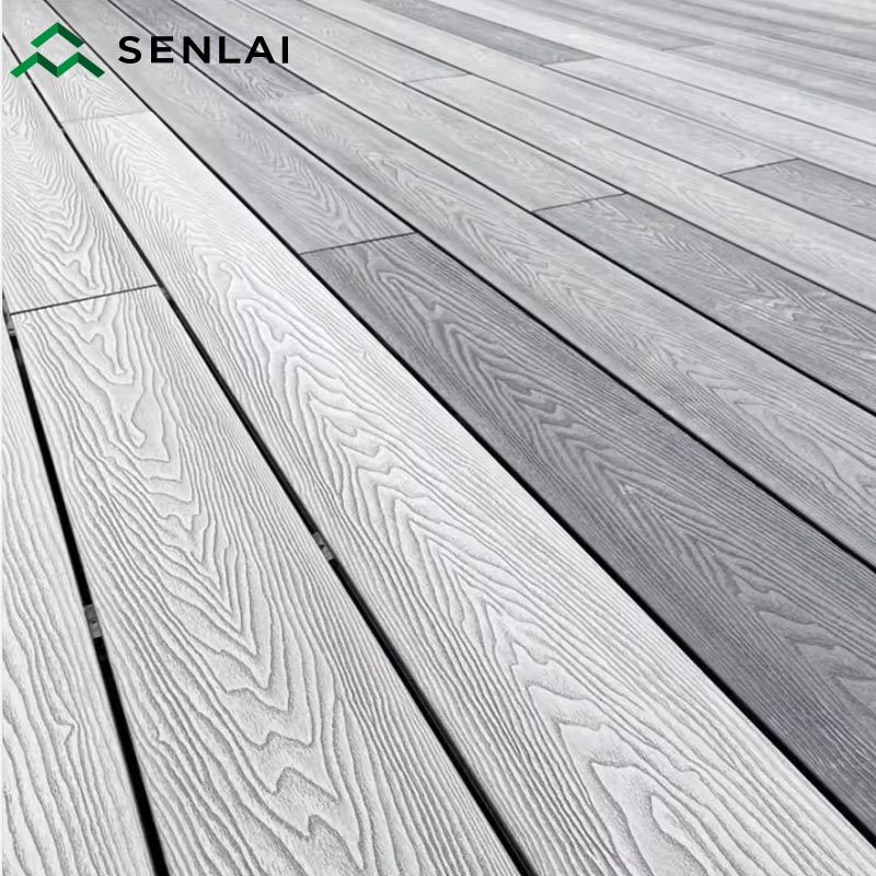 Eco-Friendly Anti-Uv Extruded Wpc Wood Plastic Composite Terrace Decking